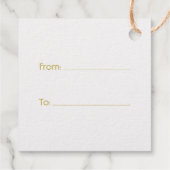 Glauben Celebrate freuen Weihnachtstypografie Geschenkanhänger (Rückseite)