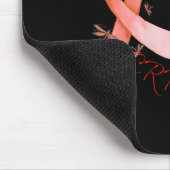 Glauben Crps Bewusstsein Orange Ribbon Dragonfly L Mousepad (Ecke)