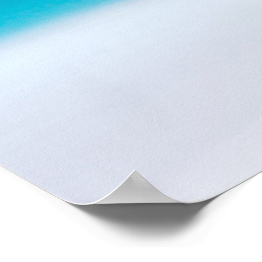 Glauben, dass es gut in der Welt inspirierend Poster (Ecke)