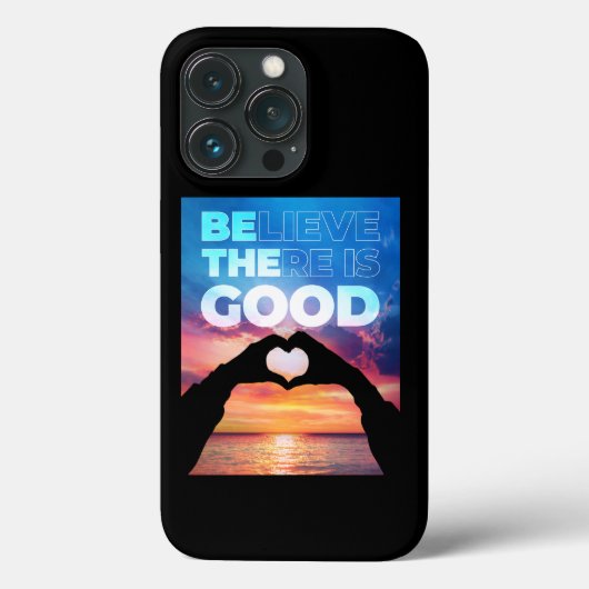 Glauben, dass es gute Herzgrafik gibt Case-Mate iPhone Hülle (Rückseite)