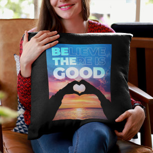 Glauben, dass es gute Herzgrafik gibt Kissen