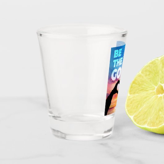 Glauben, dass es gute Herzgrafik gibt Schnapsglas (Links)