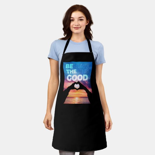 Glauben, dass es gute Herzgrafik gibt Schürze (Getragen)