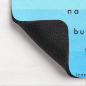 Glauben, es gibt keine Grenzen Mousepad (Ecke)