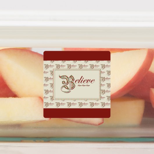 glauben etiketten (Befestigt)