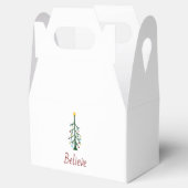 Glauben Evergreen Tree Festliches Weihnachtsfest P Geschenkschachtel (Geöffnet)