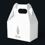 Glauben Evergreen Tree Festliches Weihnachtsfest P Geschenkschachtel<br><div class="desc">Glaube Weihnachten festlichen Gastgeschenk Box mit einem niedlichen Hand gezeichnet immergrünen Baum und einfache Typografie-Design. Mit der anpassbaren Typografie-Schrift fügen Sie Ihren eigenen Text hinzu. Ideal,  um diese Feriensaison zu verbringen.</div>