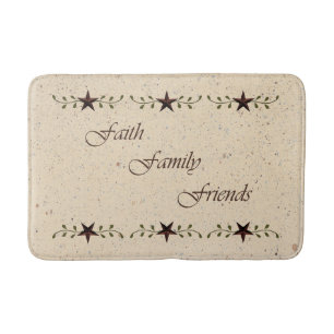 Glauben-Familien-Freund-Bad-Matte Badematte