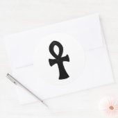 Glauben (Fantasy Ankh) Runder Aufkleber (Umschlag)