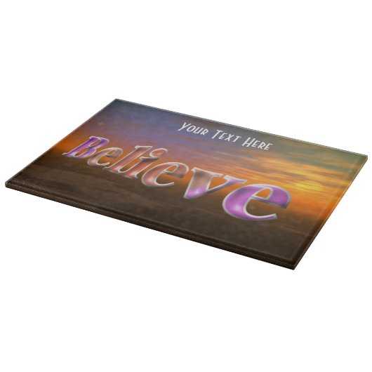 Glauben Fantasy Sky Inspiration Schneidebrett (Ecke)