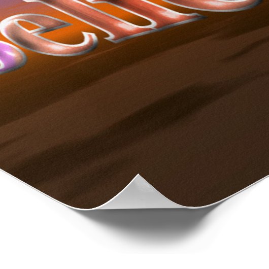 Glauben Fantasy Sun Sky Inspiration Poster (Ecke)