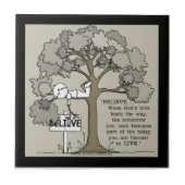 GLAUBEN FLIESE (Vorderseite)