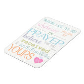 Glauben Gebet christlich Magnet Bibel Vers (Linke Seite)