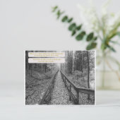 Glauben - "Gehen im Glauben" Postkarte (Stehend Vorderseite)