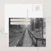 Glauben - "Gehen im Glauben" Postkarte (Vorne/Hinten)