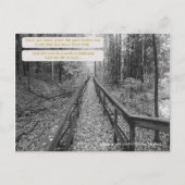 Glauben - "Gehen im Glauben" Postkarte (Vorderseite)