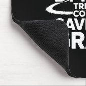 Glauben geht, ständig stolpert, gerettet Bibelvers Mousepad (Ecke)