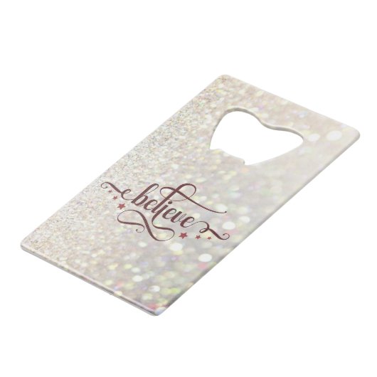 glauben geldbeutel flaschenöffner (Vorderseite Schrägansicht)