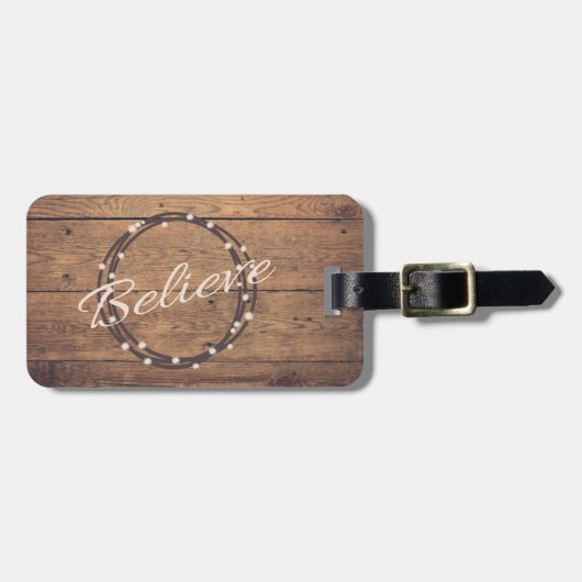 glauben gepäckanhänger (Vorderseite horizontal)