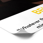 Glauben, Glaube, Möglichkeiten Motivierend Poster (Ecke)