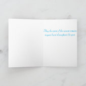 Glauben, Glauben haben Feiertagskarte (Innenseite)