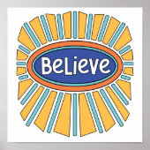 Glauben - Glauben haben Poster (Vorne)