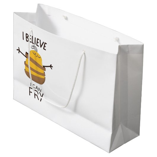 Glauben große geschenktüte (Vorderseite Schrägansicht)