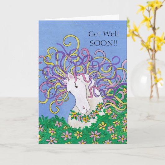 Glauben, gut werden karte (Gelbe Blume)