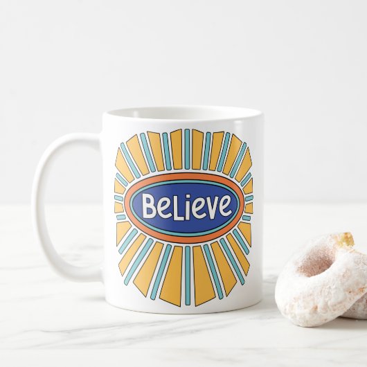 Glauben - Habe Glauben Kaffeetasse (Mit Donut)