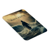 Glauben haben - Jesus Christus zitiert Christliche Magnet (Rechte Seite)
