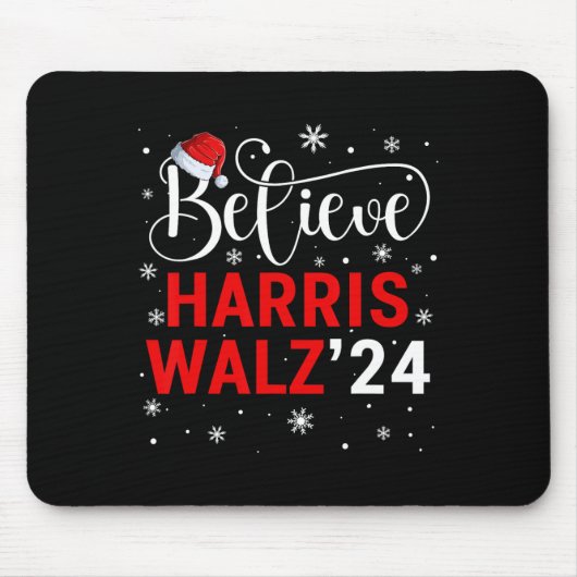 Glauben Harris Wheimer 24 Weihnachtsmannmützen Wei Mousepad (Vorne)