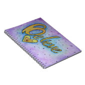 Glauben Heart Word Art Journal Notizblock (Rechte Seite)