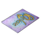Glauben Heart Word Art Journal Notizblock (Linke Seite)