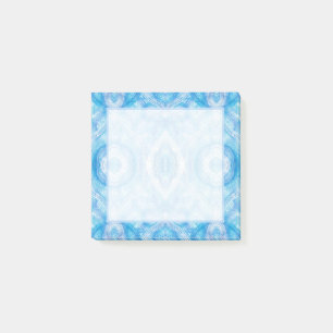 Glauben Hellblau Abstrakte Aquarellkunst Post-it Klebezettel