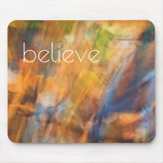 Glauben Herbst lässt Abstrakte Fotografie Mousepad (Vorne)