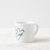 Glauben Hoffnung Liebe Herzen Tasse (Vorderseite Rechts)