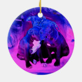 Glauben-Hoffnung u. Wohltätigkeit, missbrauchte Keramikornament (Hinten)