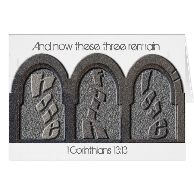 Glauben-Hoffnung und Liebe (Vorderseite (Horizontal))