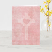 Glauben-Hoffnung und Liebe christliches Karte (Gelbe Blume)