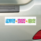 Glauben-Hoffnungs-Liebe Autoaufkleber (Auf Auto)