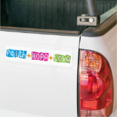 Glauben-Hoffnungs-Liebe Autoaufkleber (Auf Lkw)