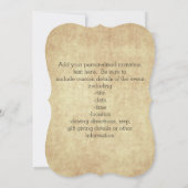 Glauben-Hoffnungs-Liebe-eleganter BibelScripture Einladung (Rückseite)