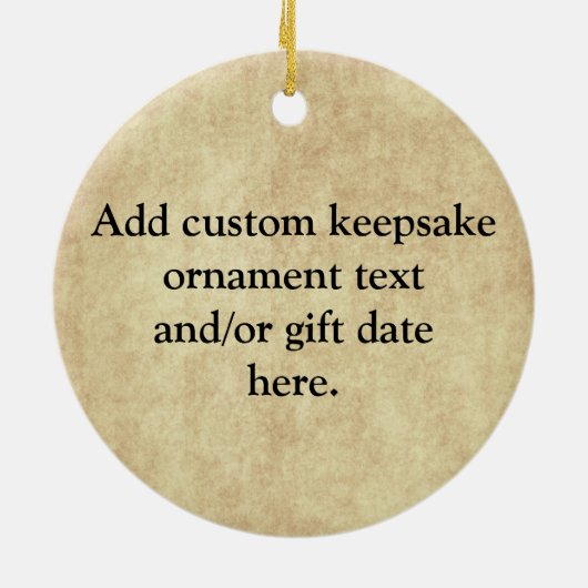 Glauben-Hoffnungs-Liebe-eleganter BibelScripture Keramik Ornament (Hinten)