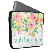 Glauben-Hoffnungs-Liebe| Laptopschutzhülle (Vorne Rechts)