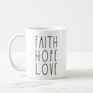 Glauben-Hoffnungs-Liebe Rae Dunn inspirierte Tasse
