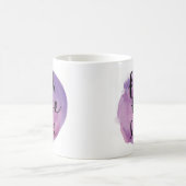 Glauben-Hoffnungs-Liebewatercolor-lila Tasse (Mittel)