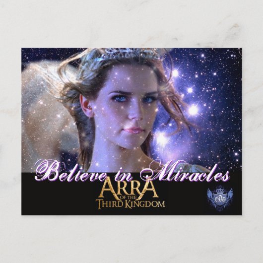 GLAUBEN IN MIRAKLES - Postkarte (Vorderseite)