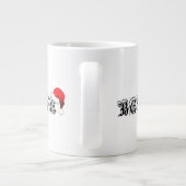 GLAUBEN IN SANTA CLAUS HAT XMAS ZEIT CHRISTMAL EVE Jumbo-Tasse (Rückseite)