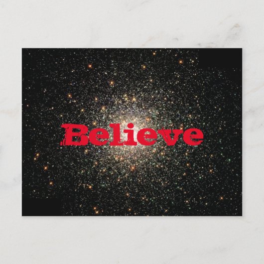 "GLAUBEN" Inspiration Postkarte (Vorderseite)