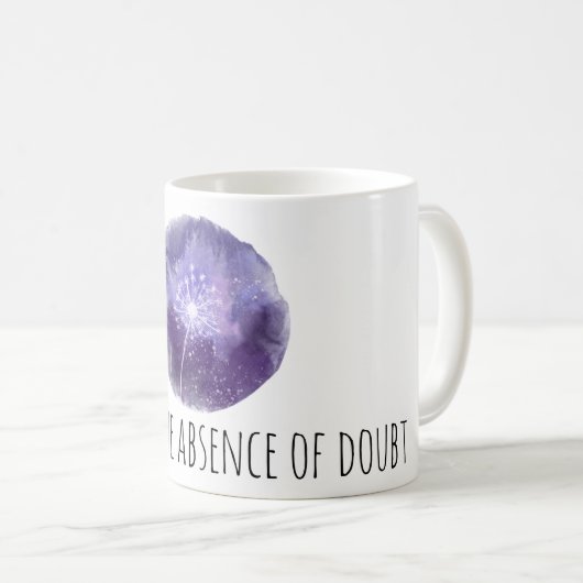 *~* GLAUBEN IST DAS AUSFALLEN VON ZWEIFELDLICHEM K KAFFEETASSE (VorderseiteRechts)